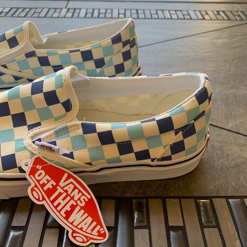Vans checkerboard slip on •BRAND NEW • NEVER WORN - Picture 7 of 13